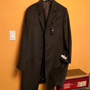 Men’s fully lined wool coat